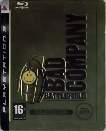 Battlefield - Bad Company - Gold Edition (USA) (v1.20) (Disc) (Update) box cover front